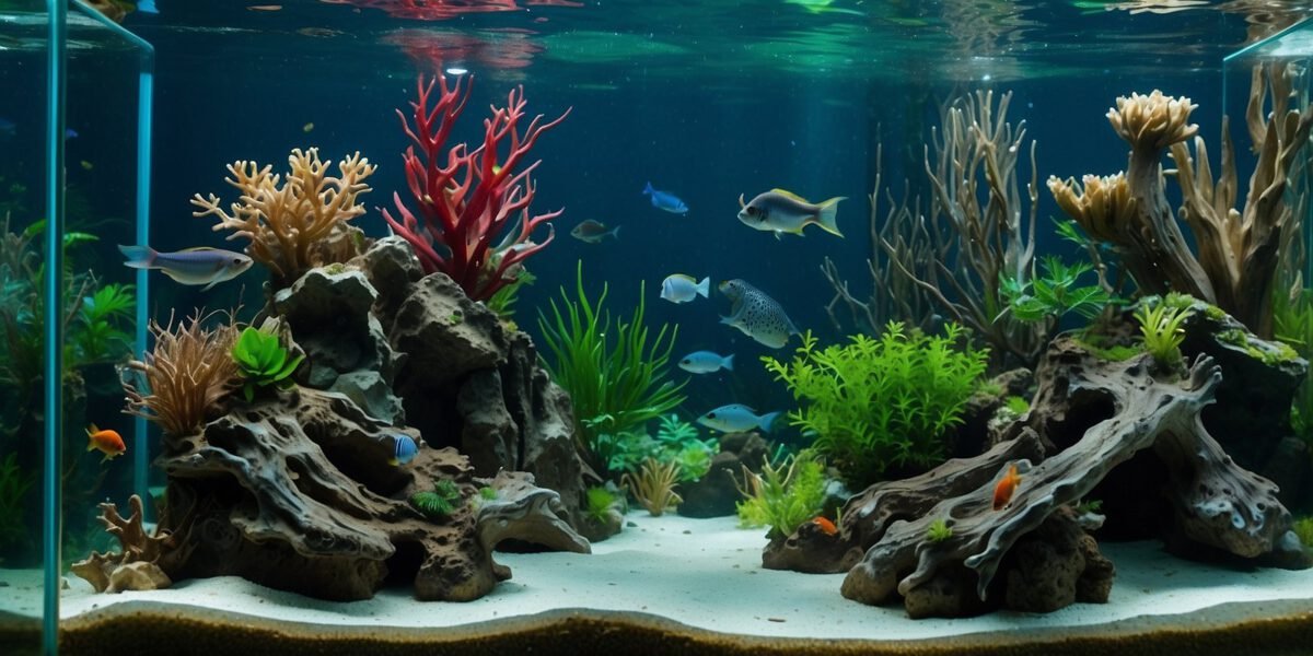 Akvárium dekoráció készítése házilag